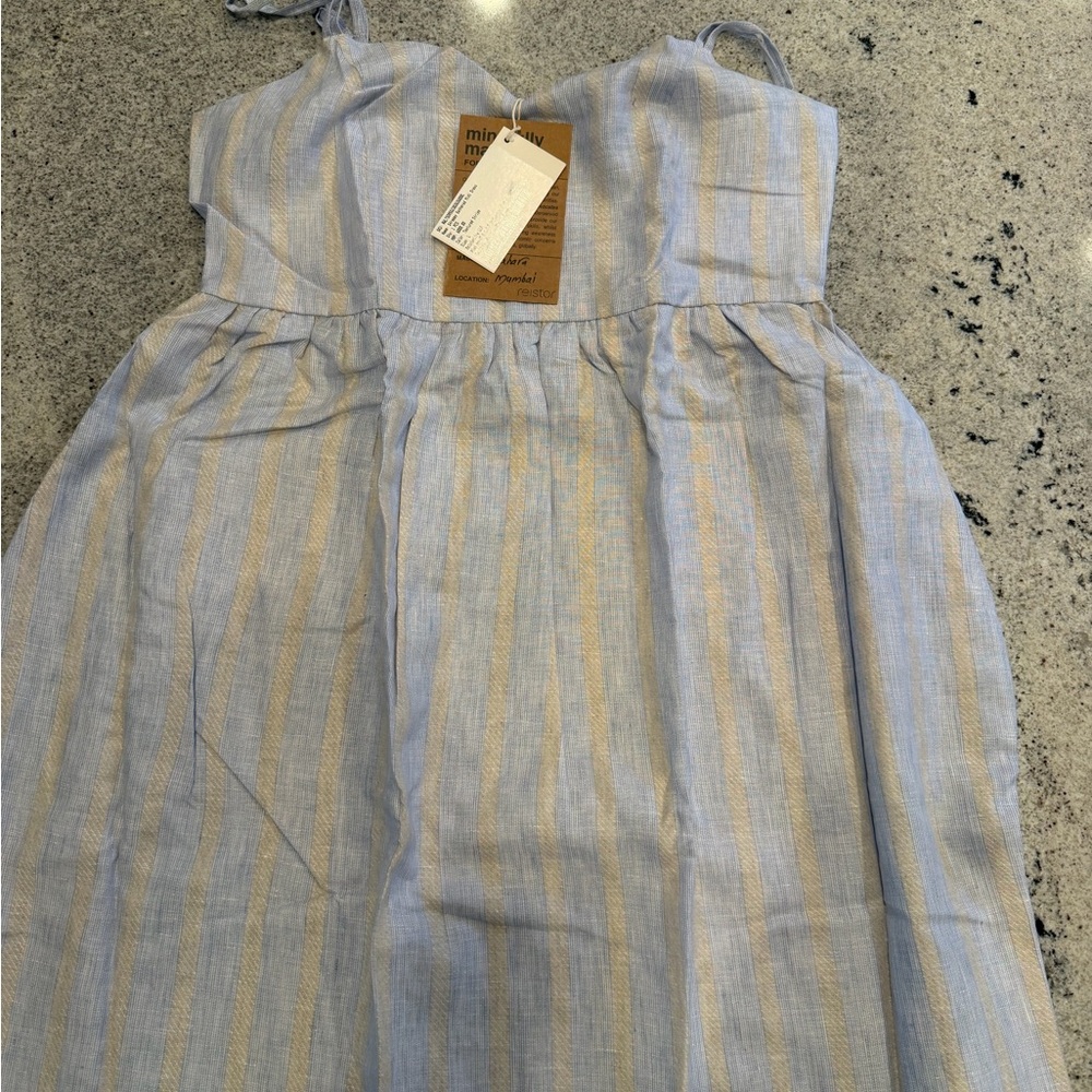 Resistor strappy gathered midi dress, nwt, L